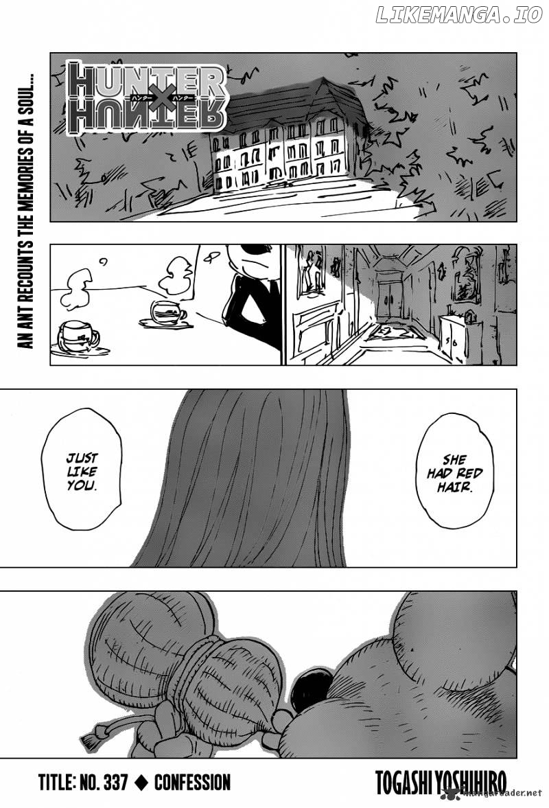 Hunter x Hunter, Chapter 337 image 02